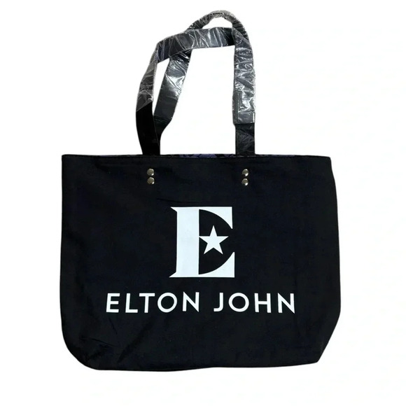 NWOT Elton John Farewell Yellow Brick Road Tour Tote Bag (1) - Picture 1 of 8